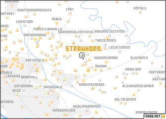 map of Strawhorn