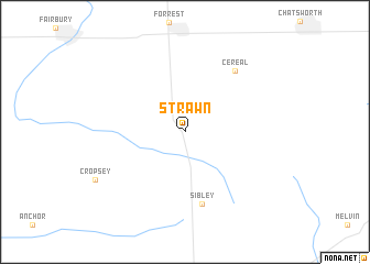 map of Strawn