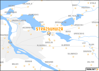 map of (( Strazdumuiža ))