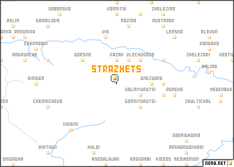 map of Strazhets