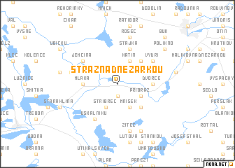 map of Stráž nad Nežárkou