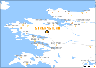 map of Streamstown