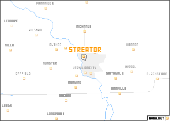 map of Streator