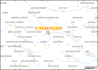 map of Strebersdorf