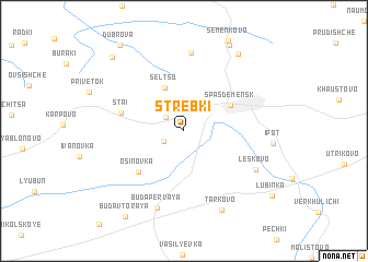 map of Strebki