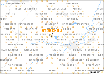 map of Streckau