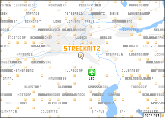 map of Strecknitz