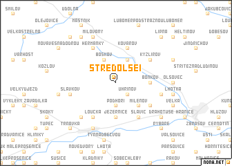 map of Středolseí