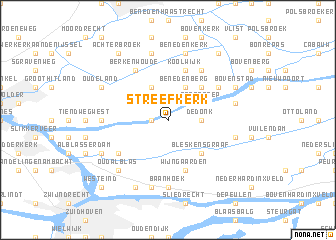 map of Streefkerk