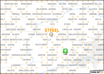 map of Streel