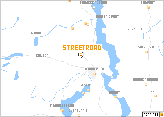 map of Street Road