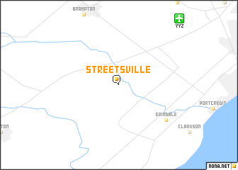 map of Streetsville