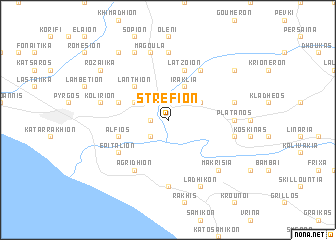 map of Stréfion