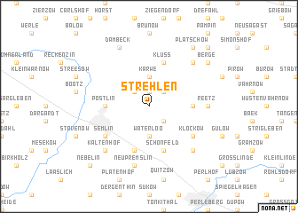 map of Strehlen