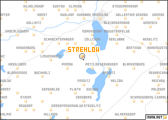 map of Strehlow