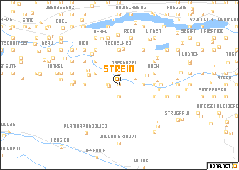 map of Strein