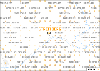 map of Streitberg