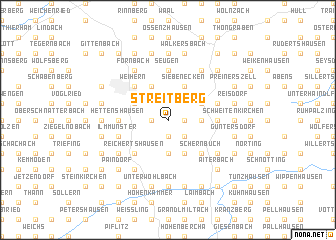 map of Streitberg