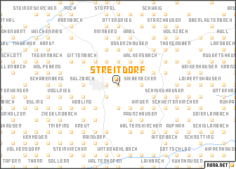 map of Streitdorf