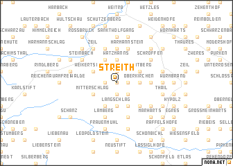 map of Streith