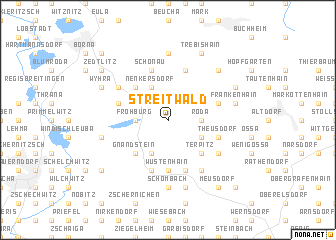 map of Streitwald