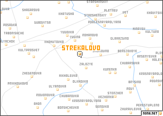 map of Strekalovo