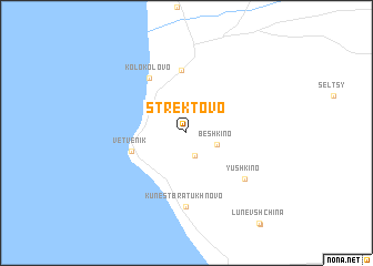 map of Strektovo