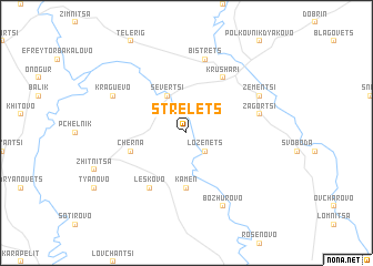 map of Strelets