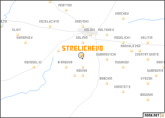 map of Strelichevo