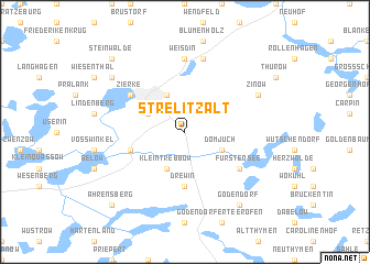 map of Strelitz Alt