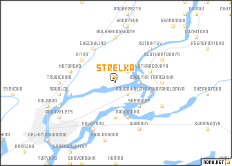 map of Strelka