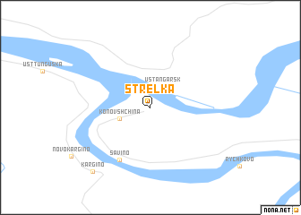 map of Strelka