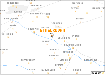 map of Strelkovka