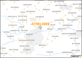 map of Strelkovo
