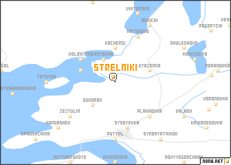 map of Strelʼniki