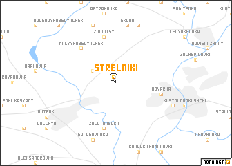 map of Strelʼniki