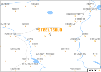 map of Strelʼtsovo