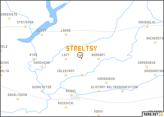 map of Strelʼtsy