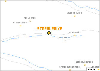 map of Stremleniye