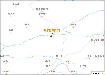 map of Strenči