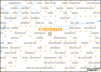 map of Strengberg