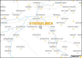 map of Strengelbach