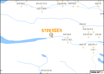 map of Strengen