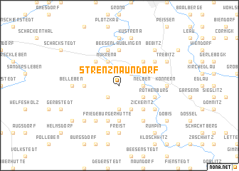 map of Strenznaundorf