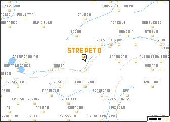 map of Strepeto