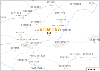 map of Strepitsy