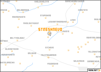 map of Streshnëvo