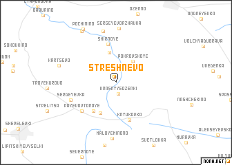 map of Streshnëvo