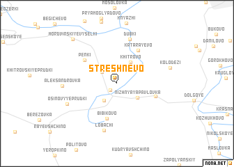 map of Streshnëvo