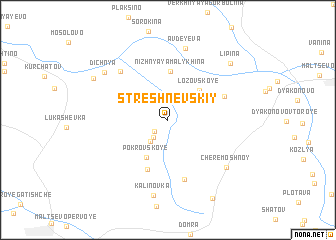 map of Streshnevskiy